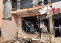 One Dead, Another Injured as Car Crashes into Pharmacy in Ibadan