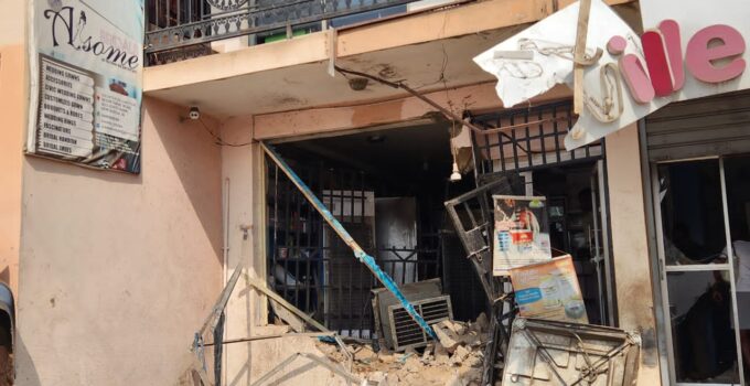 One Dead, Another Injured as Car Crashes into Pharmacy in Ibadan