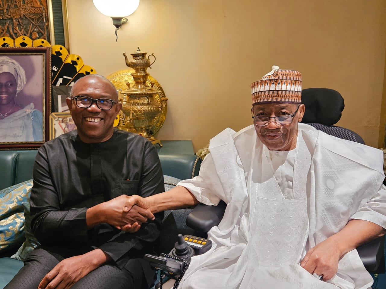 Peter Obi Visits Ibrahim Babangida in Minna