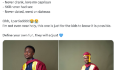Young Man Graduates from UNILAG: A Journey of Sobriety and Focus, Living Life Without Smoking, Drinking, Dating, or Sexual Relations