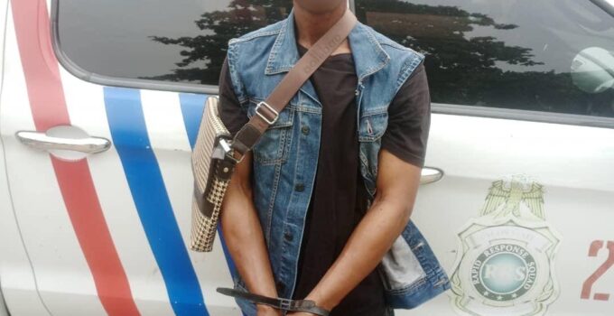 Police apprehend impostor military officer for kidnapping a man and stealing his iPhone 13 in Lagos.