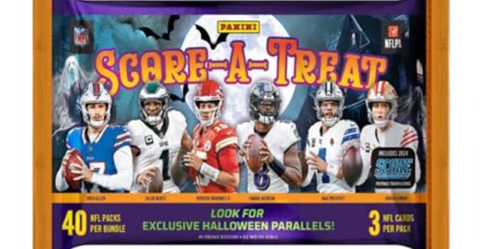 Get Ready for Halloween with the 2024 Panini NFL Score-A-Treat Football Bundle: 40 Packs Now 22% Off!