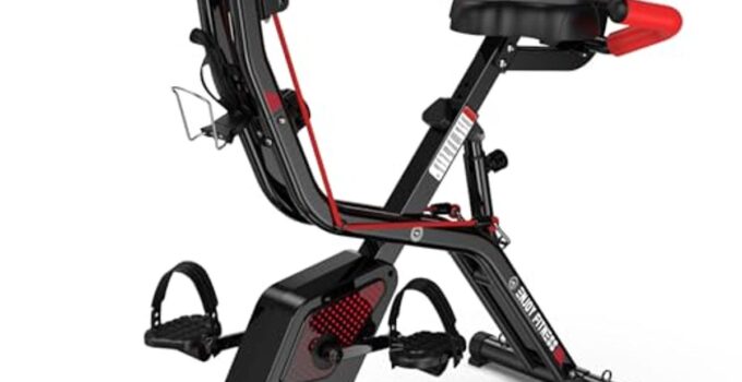 Pooboo Folding Exercise Bike - Now Available at 24% Discount!