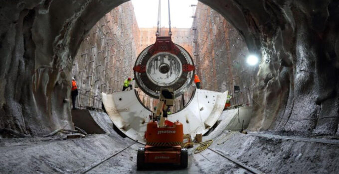 Line 4 Tunnel Boring Machine Expected to Reach Evangelismos by Year-End