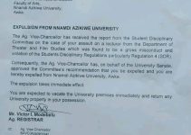 Unizik Dismisses Student for Altercation with Lecturer Over Interrupted Dance Video