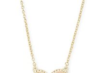 Kendra Scott Ari Heart Short Pendant Necklace in 14k Gold-Plated Brass – Now 25% Off!