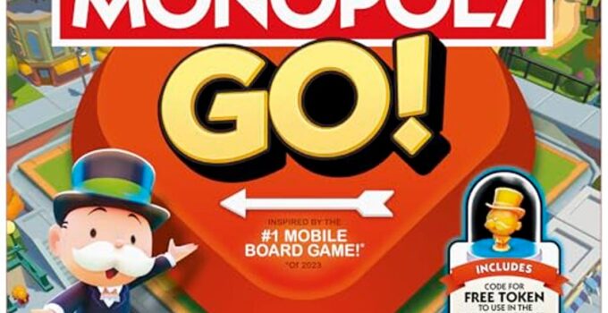 Monopoly GO! Board Game | Based on the Hit Mobile Game | Ages 8+ | For 2-4 Players | Quick 15-Minute Play | Family Fun