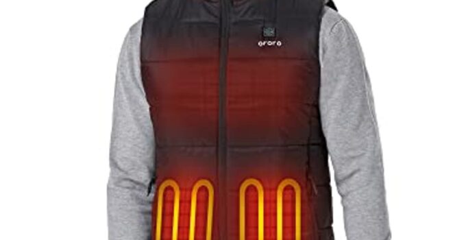 ORORO Men’s Black Lightweight Heated Vest with Battery Pack – Now 21% Off!