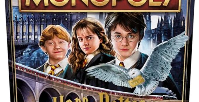 Harry Potter Monopoly Edition | A Magical Hogwarts Adventure | For Ages 8+ | 2 to 6 Players | Family Fun Game