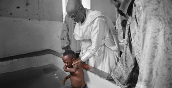 Ghanaian Village Commemorates Orthodox Baptism for 35 Catechumens