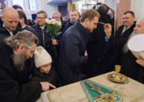 Eight Hierarchs Celebrating the Feast of St. Xenia of St. Petersburg