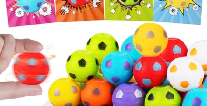 JTAMOHI 28-Pack Valentine's Day Gift Cards with Spinner Toy Soccer Balls - Now 13% Off!