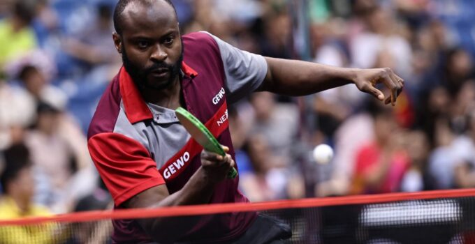 Aruna Quadri Exits Singapore Smash 2025 Following Grueling Match Against Calderano