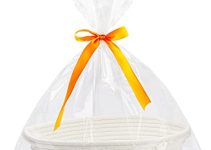 Pro Goleem Small Woven Storage Basket with Gift Bags and Ribbons – Perfect for Valentine’s Day! Durable 12″x8″x5″ Rope Basket for Baby Toys with Handles, Now 33% Off!