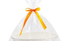 Pro Goleem Small Woven Storage Basket with Gift Bags and Ribbons - Perfect for Valentine's Day! Durable 12"x8"x5" Rope Basket for Baby Toys with Handles, Now 33% Off!