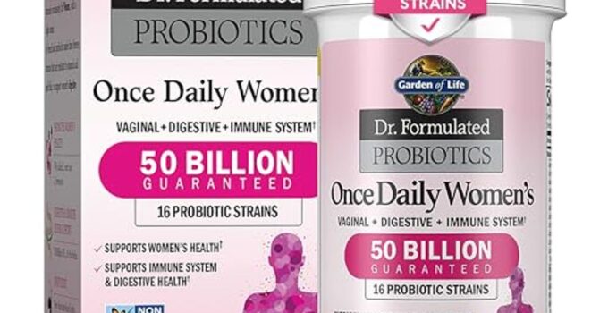 30% Off Garden of Life Once Daily Probiotics for Women: 50 Billion CFU, 16 Strains, Plus Organic Prebiotics for Digestive Health