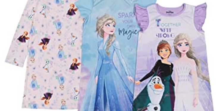 Disney Frozen 2 Girls' 3-Pack Nightgowns - Now 13% Off!
