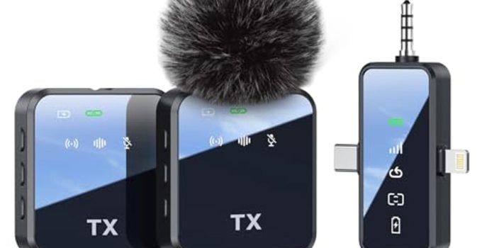 PQRQP 3-in-1 Microphone for iPhone, Android, and Camera – Enjoy 33% Off!