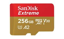 SanDisk 256GB Extreme microSDXC UHS-I Memory Card with Adapter - Enjoy 11% Discount!