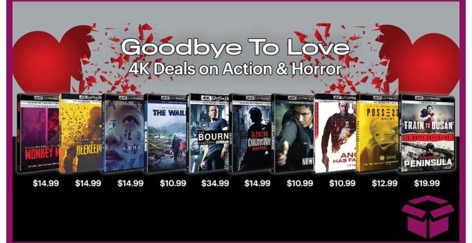 Forget Rom-Coms! Check Out Gruv's Anti-Valentine's Sale for Action and Horror Blu-Rays!