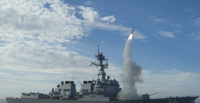 USS Preble of the US Navy Successfully Tests Laser Weapon Against Drones