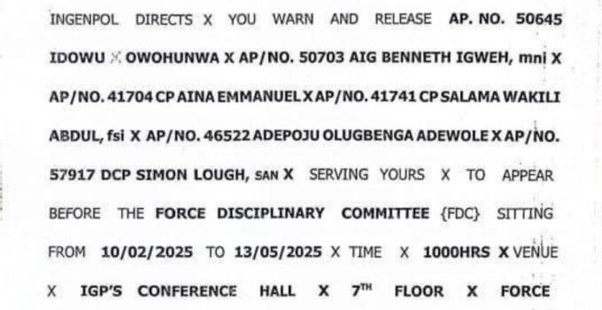 BREAKING: Senior Police Officers Accused of Age Falsification Demand IGP Egbetokun’s Retirement, Claim His Post-Retirement Actions Are Illegal