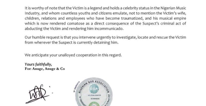 Tuface’s Family Reports Him Missing and Appeals to DSS for Assistance