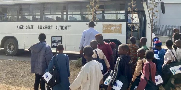 NAPTIP Transfers 21 Trafficked Children to Niger Government