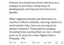 Peter Obi Encourages Nigerians to View Kemi Badenoch’s Criticism as an Opportunity for Improvement