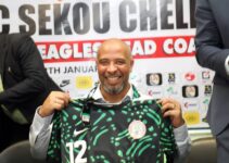 Super Eagles Coach Chelle Meets Premier League Stars Ahead of World Cup Qualifiers