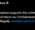 Zimbabwe’s President Mnangagwa Applauds Donald Trump’s Decision to Deport Hundreds of Zimbabweans from the US