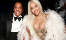 Beyoncé Criticized for Dressing Daughter in 'Grown-Up' Style After Cleavage-Baring Dress at the Grammys (Photos)