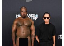 Kanye West Naked Meme Goes Viral After AI Removes His Clothes from Grammy Look