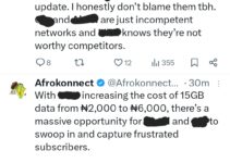 From 2K to 6K: Trends on X as Telecom Raises Tariffs