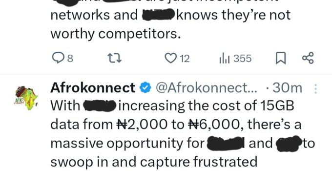 From 2K to 6K: Trends on X as Telecom Raises Tariffs