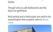 Police Surround School as Armed Boy Threatens Ex-Girlfriend