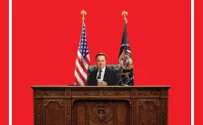 Elon Musk Featured on New Time Magazine Cover Sitting Behind the Resolute Desk as U.S. President