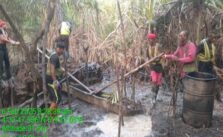 Troops apprehend 29 suspected oil thieves and seize 60,000 liters of stolen goods.