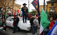 Protesters Block Roadway in San Jose to Oppose Recent ICE Actions
