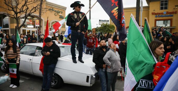 Protesters Block Roadway in San Jose to Oppose Recent ICE Actions