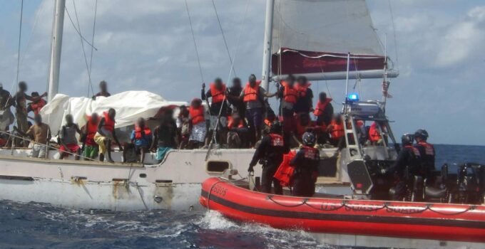 Coast Guard Intercepts Sailboat with More Than 130 Haitian Migrants Near Florida Keys