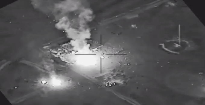 Video: Newly Released Footage Shows US Airstrikes Targeting ISIS Terrorists, Shared by Trump