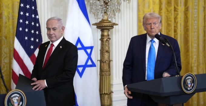 Trump suggests US might take control of Gaza and relocate refugees.