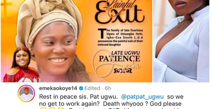 Actress Pat Ugwu Passes Away at 35