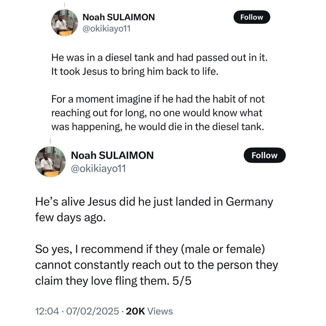 If Your Partner Isn't Always Checking In, It's Time to Move On – A User Shares How His Brother Was Saved by His Wife's Hourly Calls