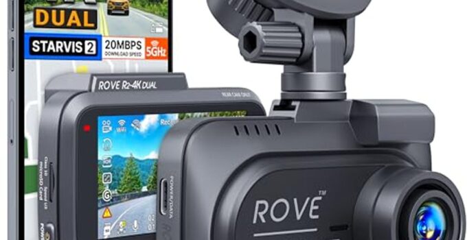 Stay Safe on the Road with 25% Off the ROVE R2-4K Dual Dash Cam!