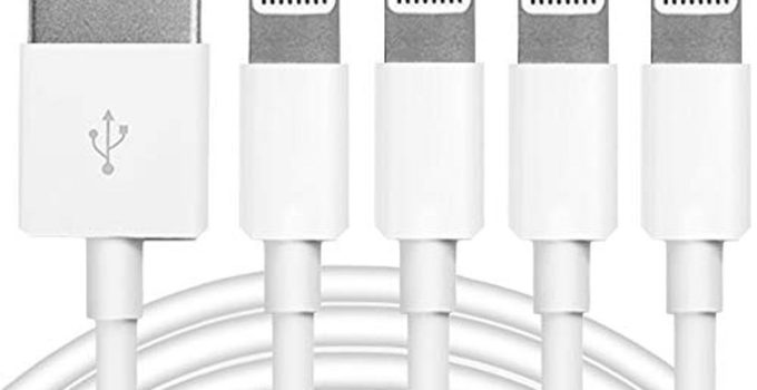 4-Pack Apple MFi Certified Lightning to USB Charging Cables – Compatible with iPhone 14/13/12/11 Pro/11/XS MAX/XR/8/7/6s Plus, Now 13% Discount!