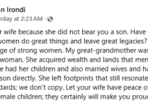 My Great-Grandmother Built Wealth That Men of Her Time Couldn’t – Nigerian Woman Speaks Out to Men Who Abandon Wives for Not Having Sons