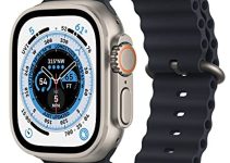 Apple Watch Ultra [GPS + Cellular 49mm] Titanium Case with Midnight Ocean Band – Enjoy 10% Off!