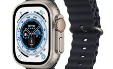 Apple Watch Ultra [GPS + Cellular 49mm] – Titanium Case with Midnight Ocean Band, Now 10% Discount!